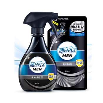 BS 페브리즈맨 5대냄새 쿨아쿠아향 본품1리필1개