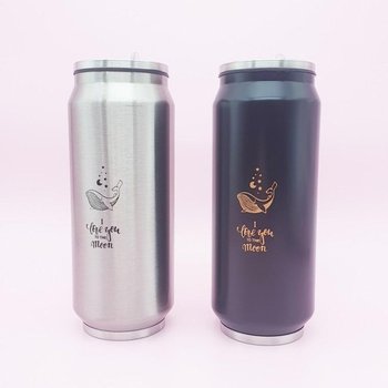 텀블러 물통 물컵 보온 보냉 스텐 물병 13000 캔모양 480ml 2개묶음 304스테인레스