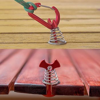 알루미늄 스프링데크팩 휴양림 오징어팩 데크용 텐