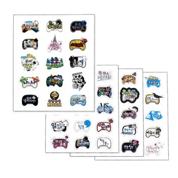 윙스협력사 아이윙스 2000 무한도전 스티커 로고스티커 4입