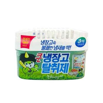 산도깨비 119OZT53 큰 냉장고 탈취제 녹차 420g 악취제거 (1개)