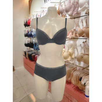 스타필드안성 비비안 모달혼방 저중심 브라팬티셋트(BR6723 DPGR,BP6723 DPGR)