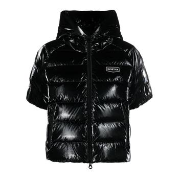 듀베티카 23FW SADAMELIK 하프 슬리프 후드 패딩 자켓 블랙 VDDH15135K0001 BKL