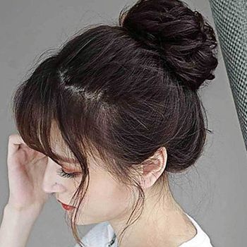 똥머리 BO88VV56 가발 묶음가발 올림머리가발 만두머리