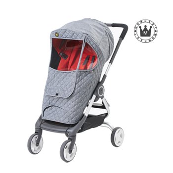 맘네스트 스토케 스쿠트 전용 유모차 겨울용 방한커버-블랙멜란지