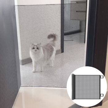 반려동물 보호 안전 차단망 울타리 슬라이딩 메쉬펜스