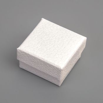 주얼리 케이스 얼스퀘이크 화이트 5cmX5cm 선물케이스