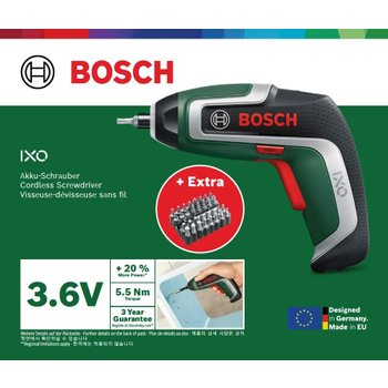 [트레이더스]보쉬 3.6V 충전 스크루드라이버 (IXO 7 bit set)