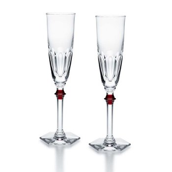 BACCARAT 아코어 이브 플루트 레드 X2