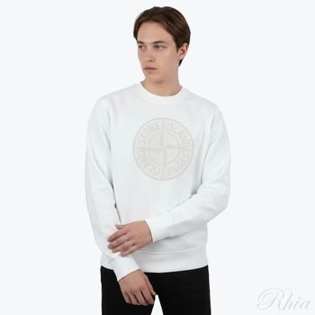 윈 프린트 맨투맨 화이트 남성 149201280