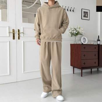 GAA FW1050M 남자 겨울 코듀로이 골덴 풀오버 후드 핀턱 와이드