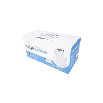 개별포장 일회용마스크(50P 성인용) 화이트 예방 병원 학교 음식점 (WD3CB20)
