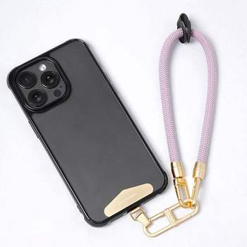LEEUDESIGN 패셔너블 부클 숏 핸디스트랩 메탈 폰태그 핸드폰손목스트랩 핸드폰줄 핸드폰스트랩
