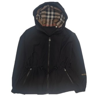버버리 뉴벌리 NEW BIRLEY 체크드로스트링 후드 숏자켓 81136541