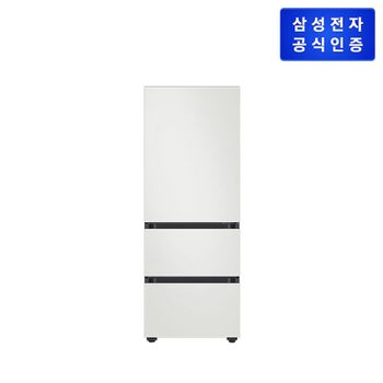 삼성 BESPOKE 김치플러스 김치냉장고 313L/RQ33DB74D201(에센셜 화이트+에센셜 베..[35332215]