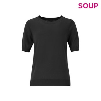 [본사] 정상가 58000원  라운드넥 반팔 니트 (OZ4SKT0)