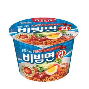 팔도 115g 용기 비빔면컵 16입 간식 삼양컵라면 조리 원예도구 꽃도구 다육이도구