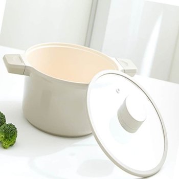 양수냄비 22cm 주방용 코팅냄비 혼수 필수품 조리기구 코팅냄비 세라믹냄비 찜냄비 IH냄비