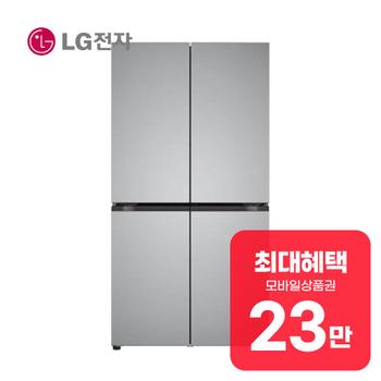 LG 디오스 오브제컬렉션 매직스페이스 4도어 냉장고 870L T875P111 렌탈 60개월 월 82900원