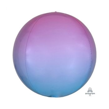 PWM - DK 오브옹브레은박풍선(파스텔핑크블루)