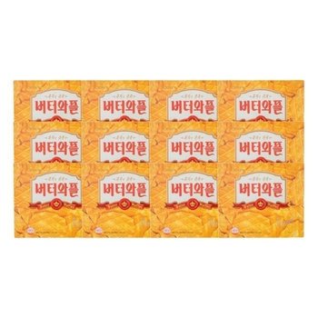 크라운제과 버터와플 316g 12봉지 x 12개