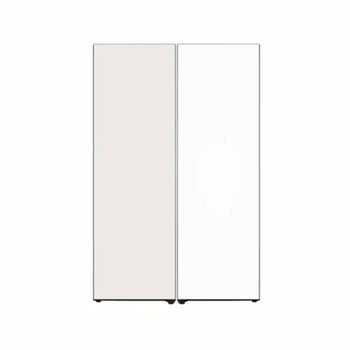 LG전자 컨버터블 오브제 냉장고 386L+ 냉동고 324L XY322GBW8SK 전국배송
