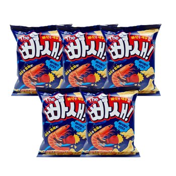 해태 THE 빠새 45g x 5개 / 빠삭한 새우칩