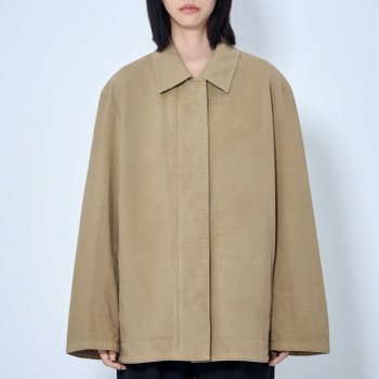 26 FW 더로우 Baeza 클래긱 칼라 오버사이즈 코튼 자켓 10948 W2967 SBU