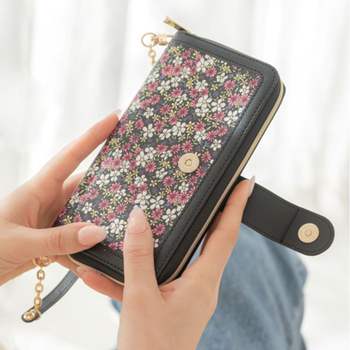 갤럭시엑스커버5 케이스 지퍼 다이어리 릴리 리미트 ( 심플케이스 가벼운케이스 지폐수납케이스