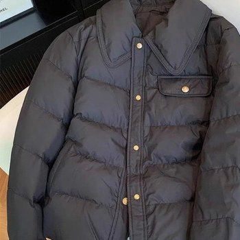 세미크롭 윈터룩 경량패딩 리벨라패딩자켓