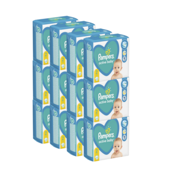 [3박스]유럽산 베이비드라이 밴드2단계 기저귀 파우더향 Pampers 바우처