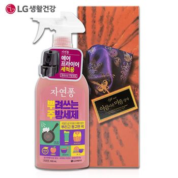 자연퐁 뿌려쓰는 주방세제 500ml 선물 명절 감사 주방세제