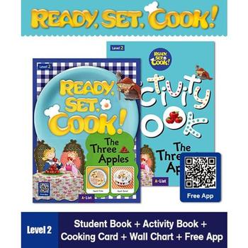 [A List] Pack-Ready, Set, Cook! 2: The Three Apples SB+WB (with App QR+Wall Chart+Cooking Card)
