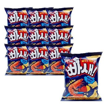 해태 THE 빠새 45g x 10개 / 빠삭한 새우칩