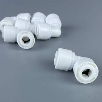 고효율 TQ43HA46 정수기필터연결부품 L피팅 1/4 1/4 10개