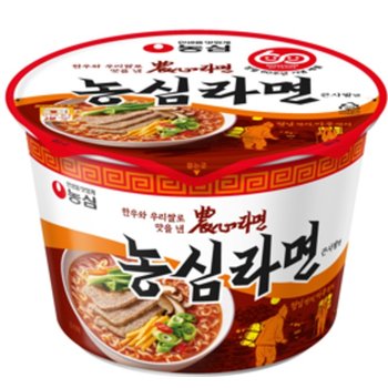 신상 농심라면큰컵 95g