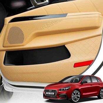i30 BUL232X8 핫해치 가죽 도어커버 스크래치방지 커버