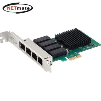 (Netmate) WT26GC03 PCIe 쿼드 4포트 기가비트 서버 랜카드(Realtek)