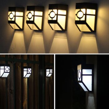 CICLIS LED 태양광센서등 태양광조명 벽등 가로등 외부 고정식 정원등 센서등