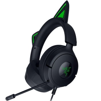 [해외] Razer Kraken Kitty V3 X HyperClear TriForce 40 레이저 게이밍 헤드셋 유선 개성을 발휘하는