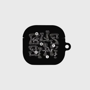 워터 드롭-BLACK(에어팟4-하드)
