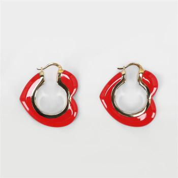 아페쎄 하트 후프 귀걸이 MEACD F70834 RGA