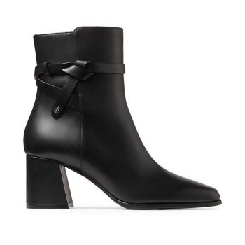 [해외] 지미추 로톤 스트랩 블랙 앵클 부츠 148924793