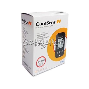 혈당측정기-케어센스N 검사세트 ( CareSensN 기계+검사종이50매+알콜솜100개+채혈침100개 )