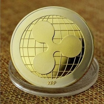 (선택 Silver)리플코인 데코 기념장식주화 가상암호화폐 Ripplecoin