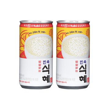 밥알없는 민속식혜 175ml X 30캔 X  3박스 (총90캔)