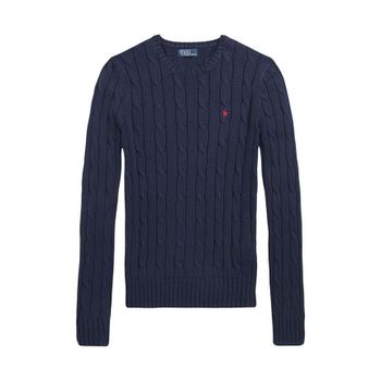 폴로랄프로렌 여성 레드 포니 자수 니트 네이비 104611829