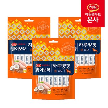 [오늘출발] 밥이보약 DOG 하루양갱 피모 56g x 3