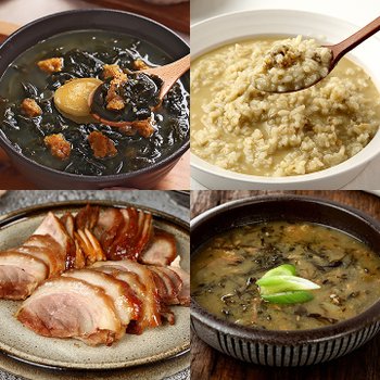 [제주 간편식] 제주 전복죽/몸국/성게미역국/젓갈/오메기떡/고사리육개장/갈치조림 모음