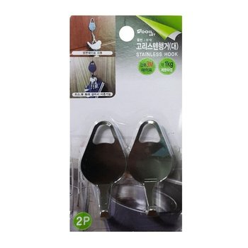 스텐행거 고리 2P 대형 스테인레스 인테리어 스텐레스 (WFH2QOL)